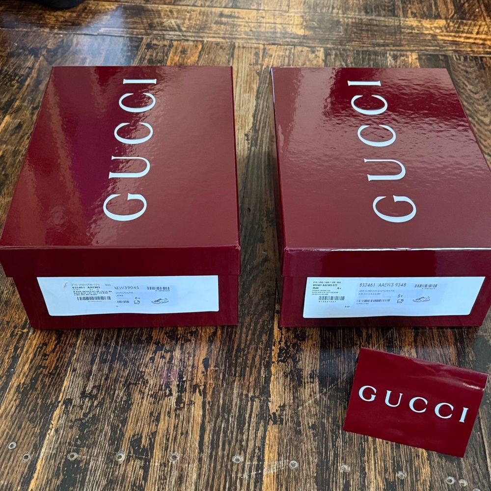 Gucci Burgundy Shoe Boxes - Picture 2 of 4